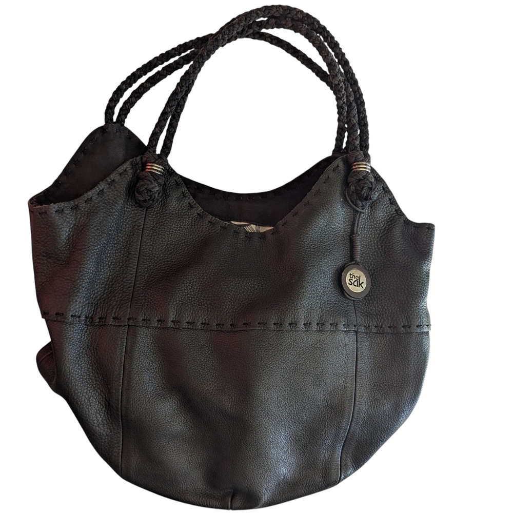 The Sak Black Leather Hobo Bag